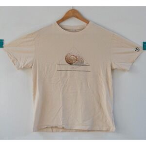 710 Labs Pyramid Snail Diagram Beige T-Shirt Size L